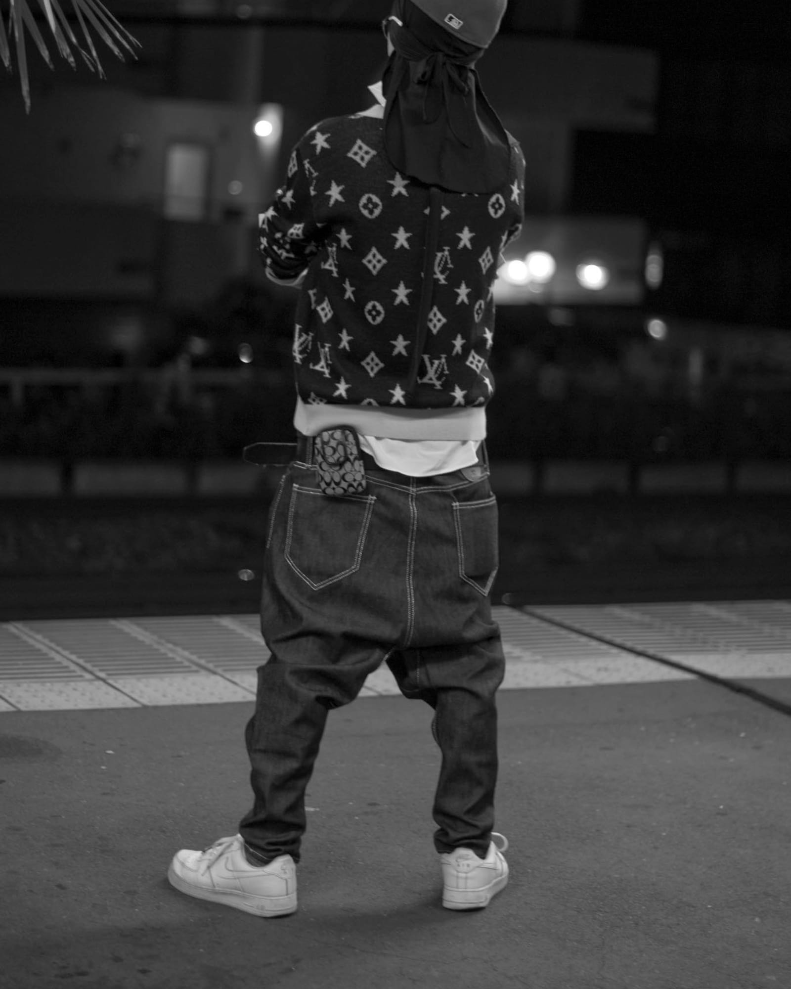 Eclipse Black Baggy Jeans, view 2